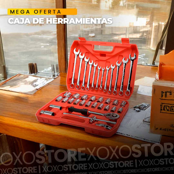 Caja de harramientas de 37 piezas