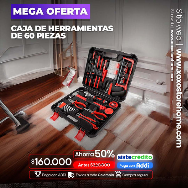 Caja de Herramientas de 60 piezas