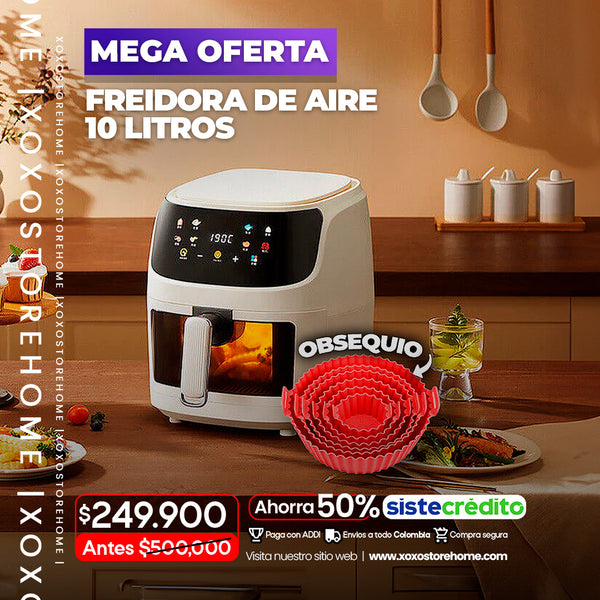 Freidora de 10 litros+obsequio