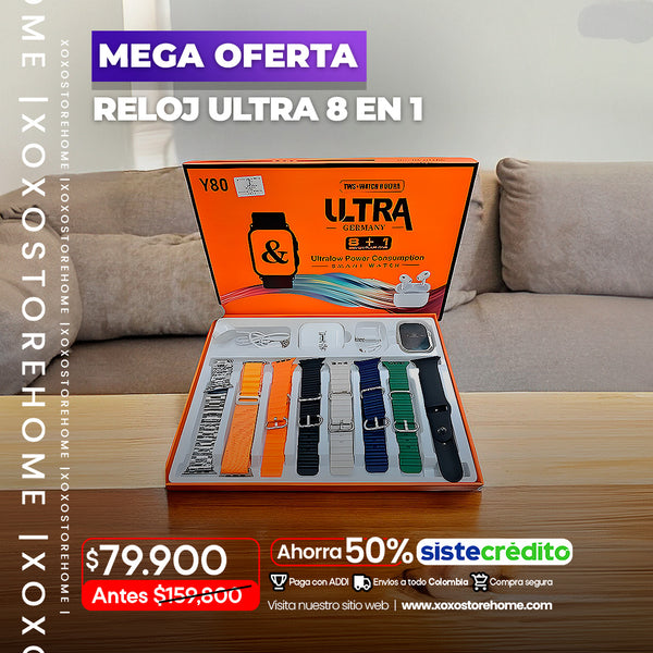 Reloj 8 en 1