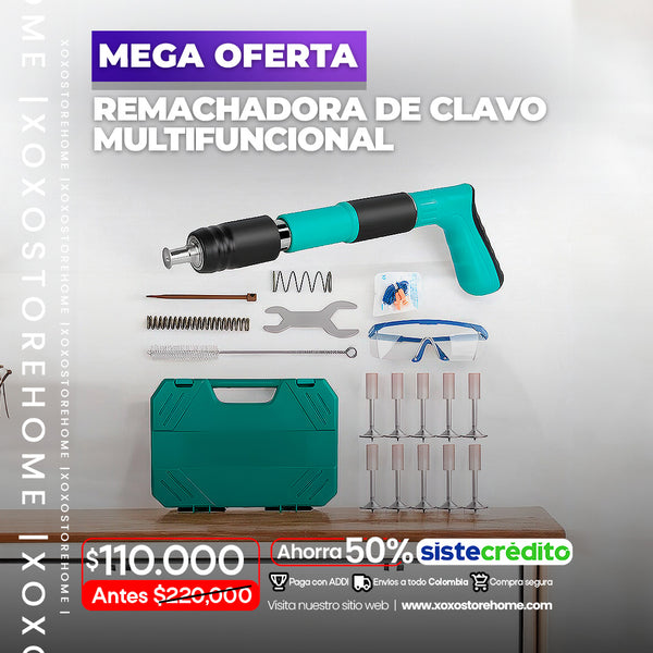 Remachadora de clavos multifuncional