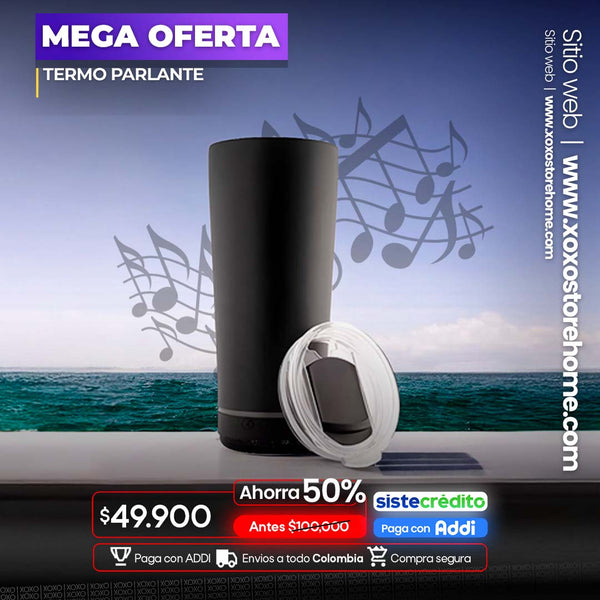 Termo parlante con bluetooth