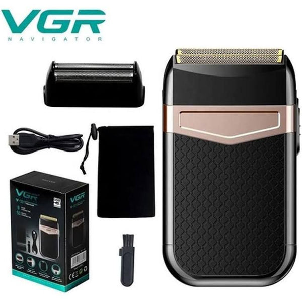 MINI MAQUINA DE AFEITAR VGR V-331 SHAVER - VIAJERA RECARGABLE