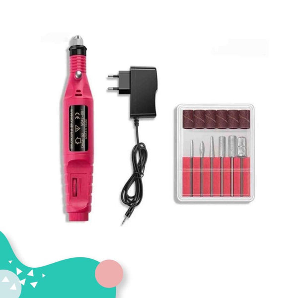 Pulidor de uñas rosa