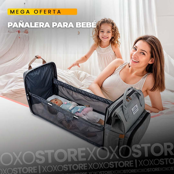 Pañalera expandible 2 en 1
