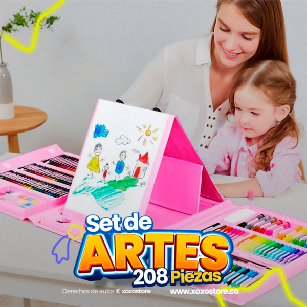 Set de Arte de 208 piezas